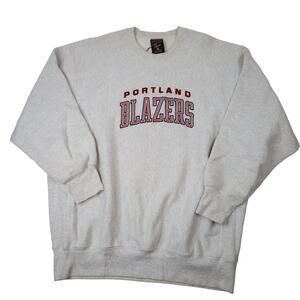 Vintage Portland Blazers Embroidered Spellout Sweatshirt